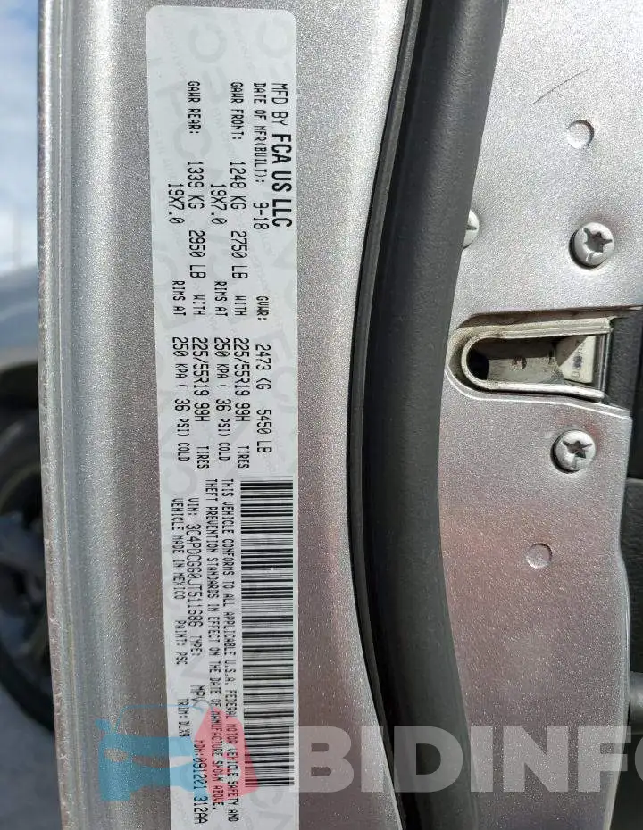 3C4PDCGG0JT511686 Photo# 13