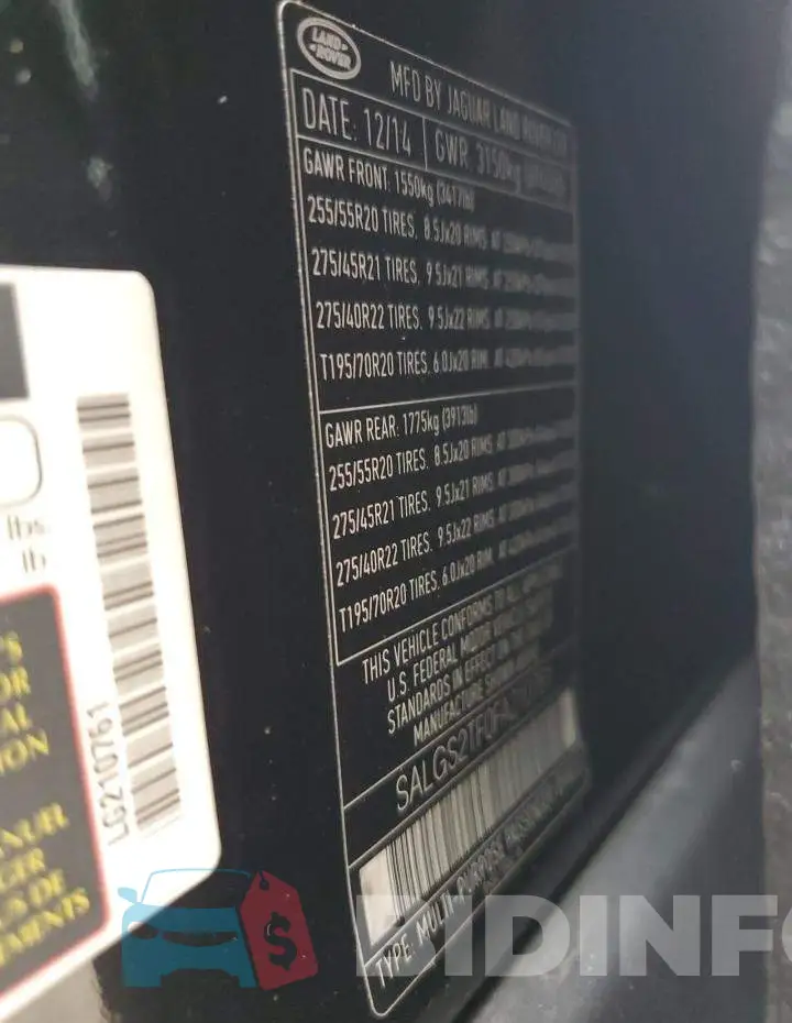SALGS2TF0FA210761 Photo# 13