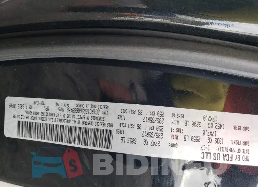 2C4RC1EG9HR669458 Photo# 14