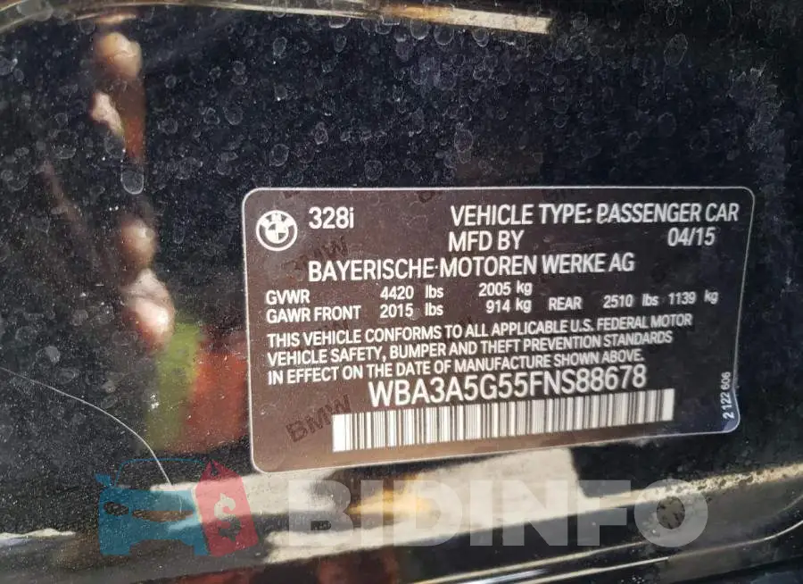 WBA3A5G55FNS88678 Photo# 12