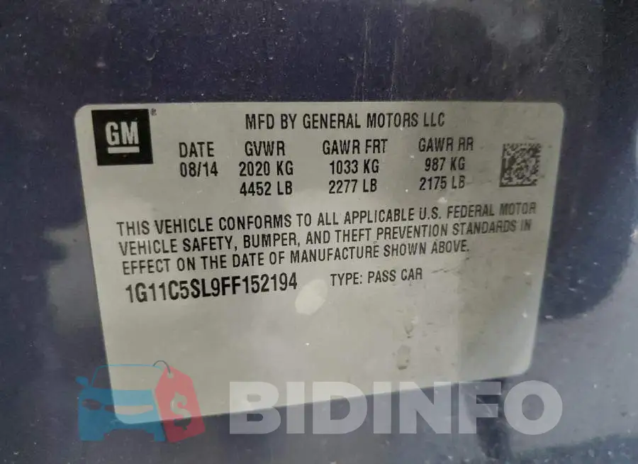1G11C5SL9FF152194 Photo# 12