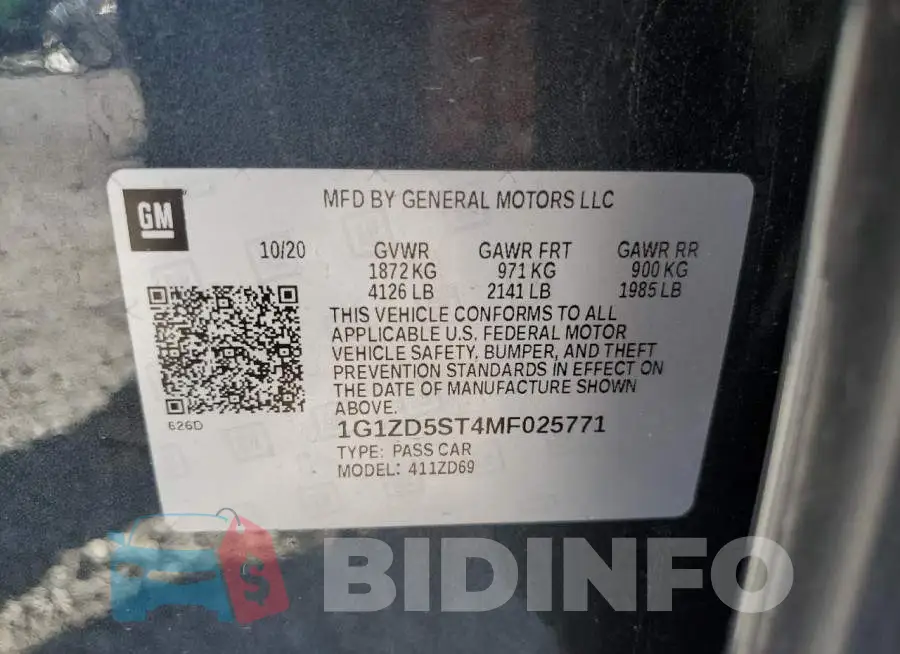 1G1ZD5ST4MF025771 Photo# 12