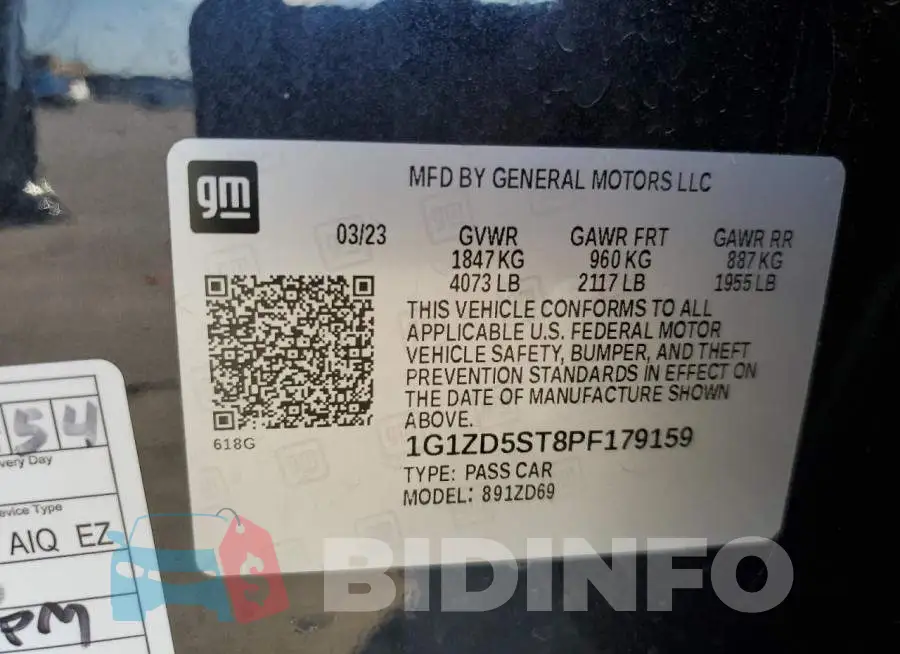 1G1ZD5ST8PF179159 Photo# 13