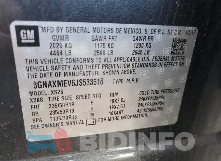 3GNAXMEV6JS533516 Photo# 12