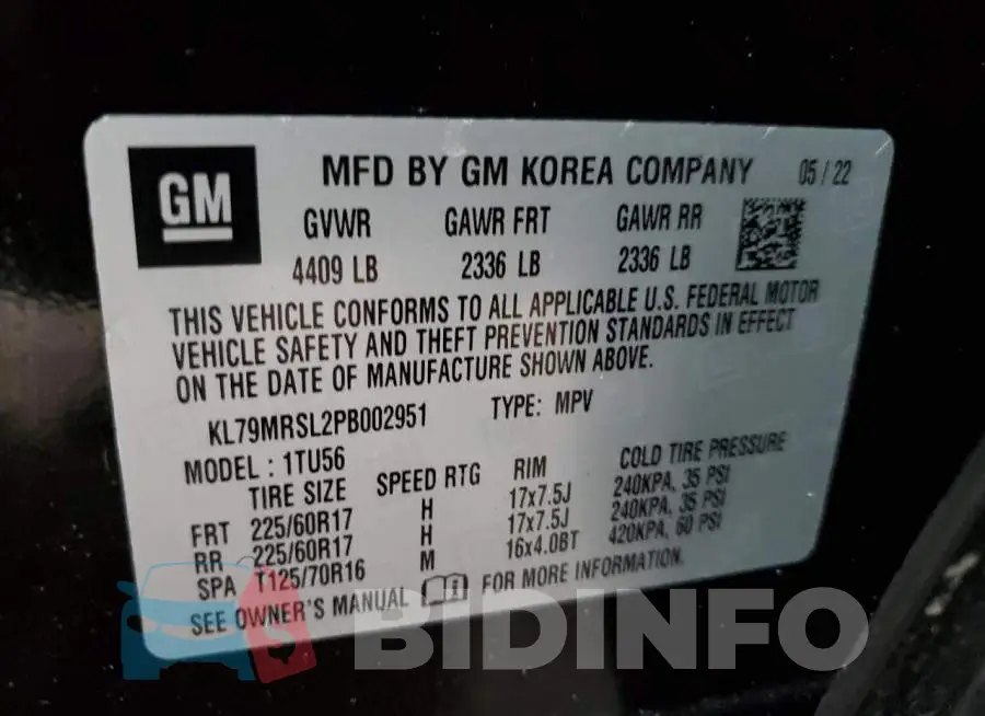 KL79MRSL2PB002951 Photo# 13
