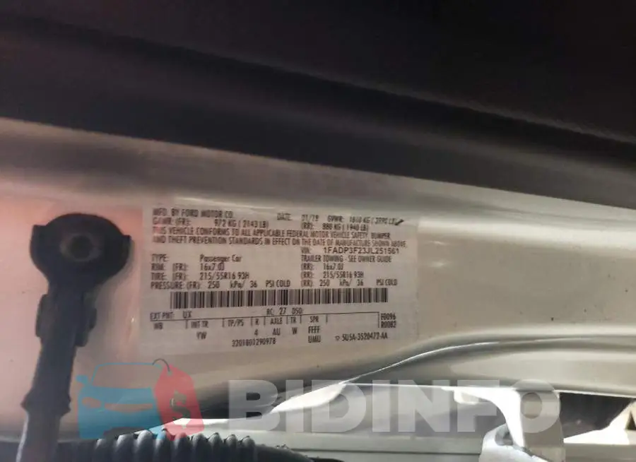 1FADP3F23JL251561 Photo# 13