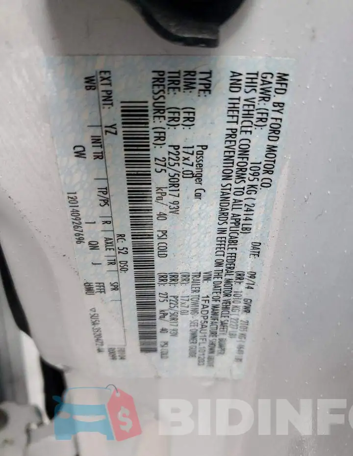 1FADP5AU1FL101203 Photo# 12