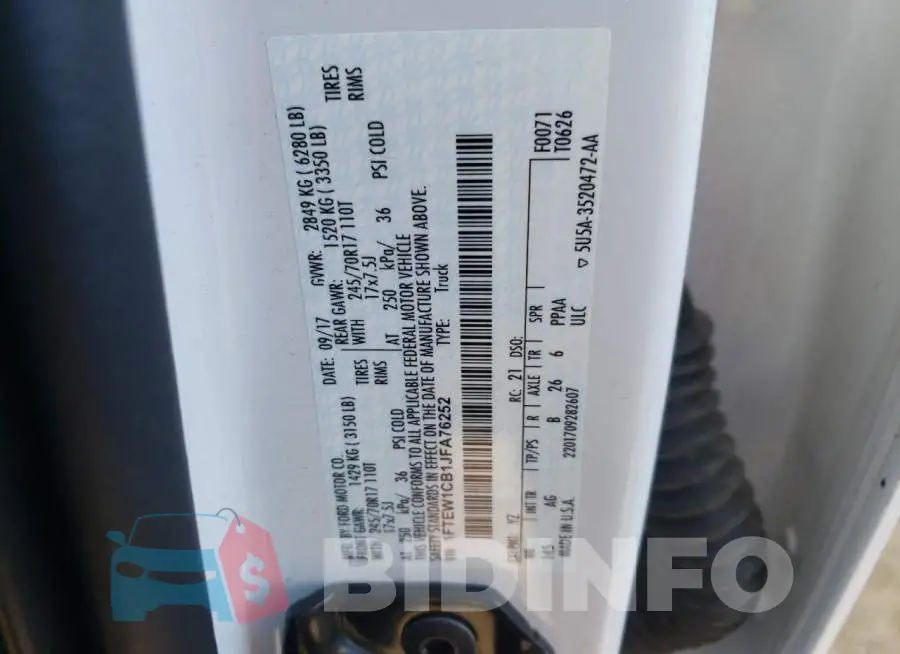 1FTEW1CB1JFA76252 Photo# 12