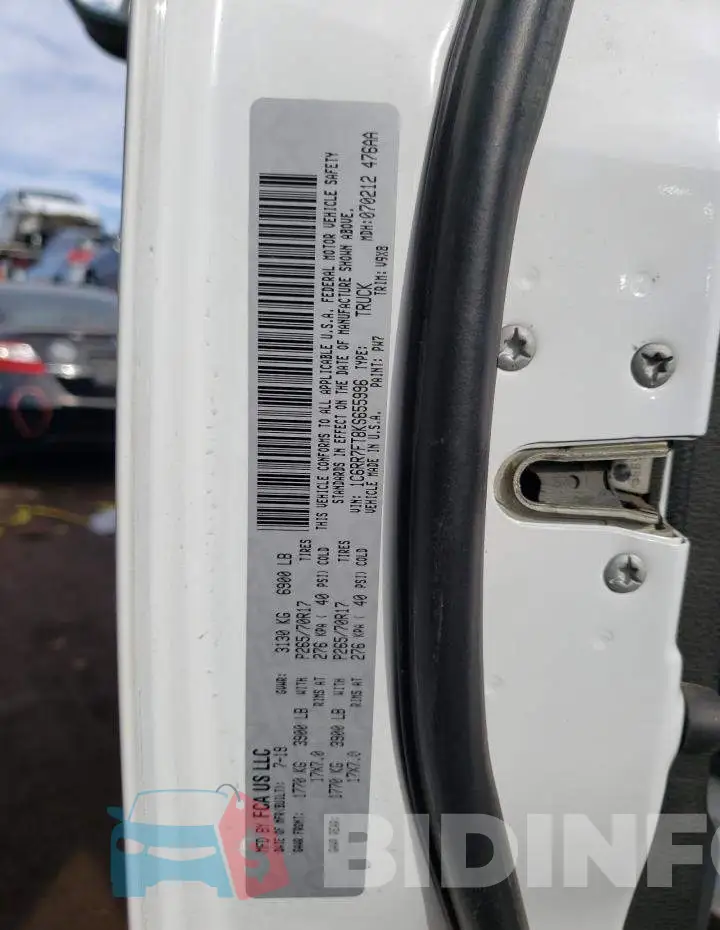 1C6RR7FT8KS655996 Photo# 12