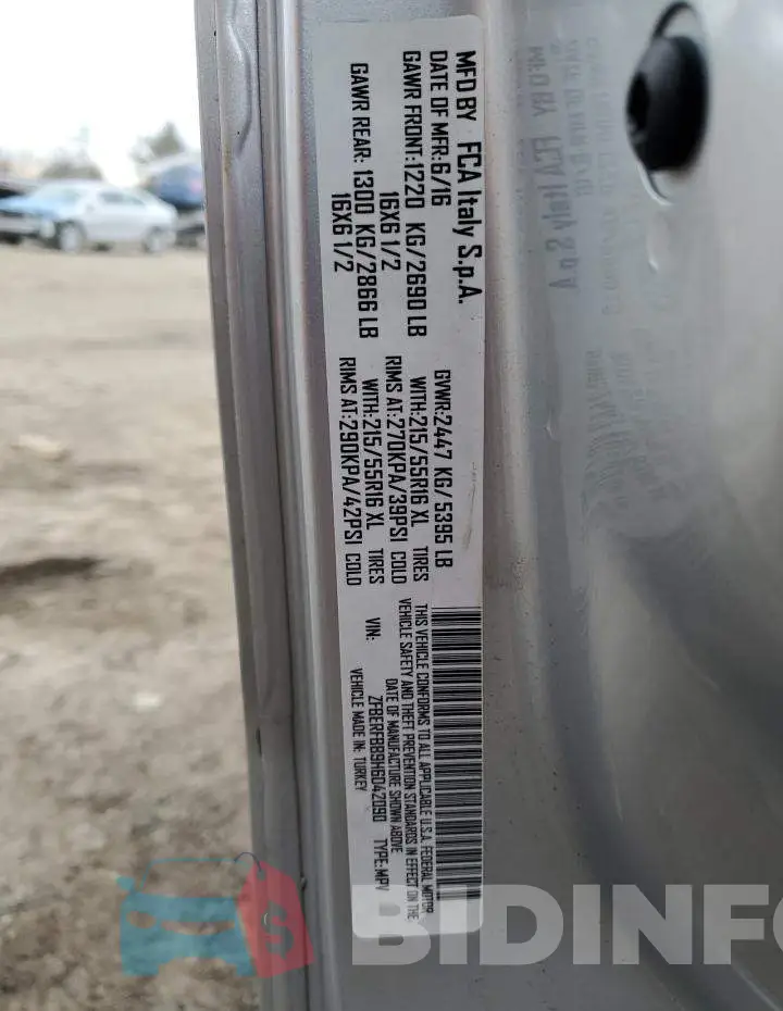 ZFBERFBB9H6D42090 Photo# 13