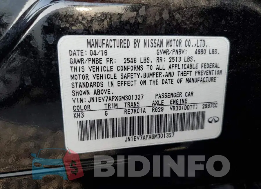 JN1EV7APXGM301327 Photo# 13