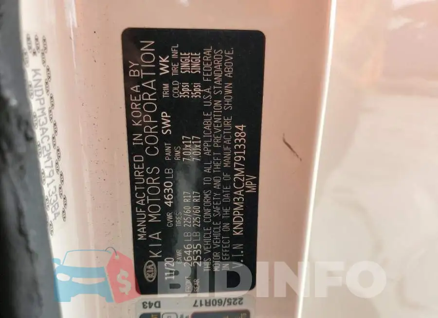 KNDPM3AC2M7913384 Photo# 12