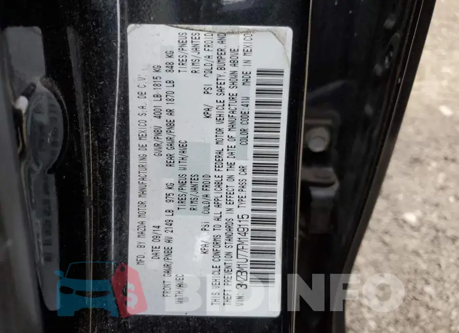 3MZBM1U77FM149115 Photo# 12