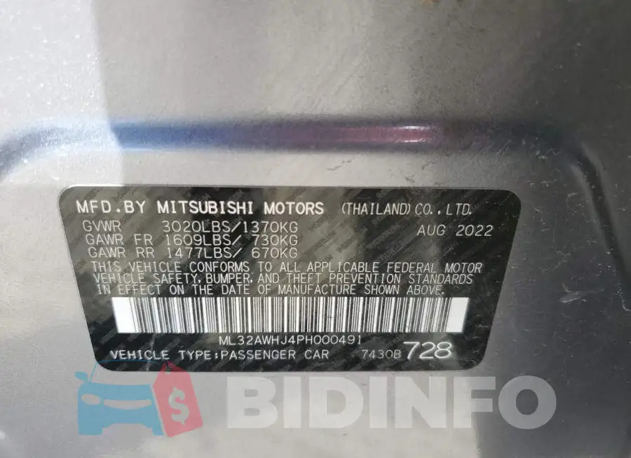 ML32AWHJ4PH000491 Photo# 12