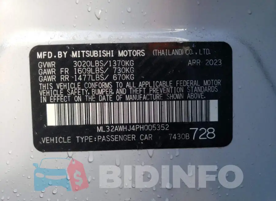 ML32AWHJ4PH005352 Photo# 13