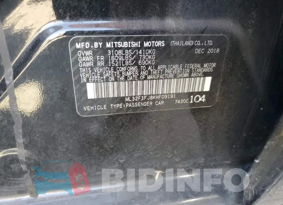 ML32F3FJ8KHF09191 Photo# 12