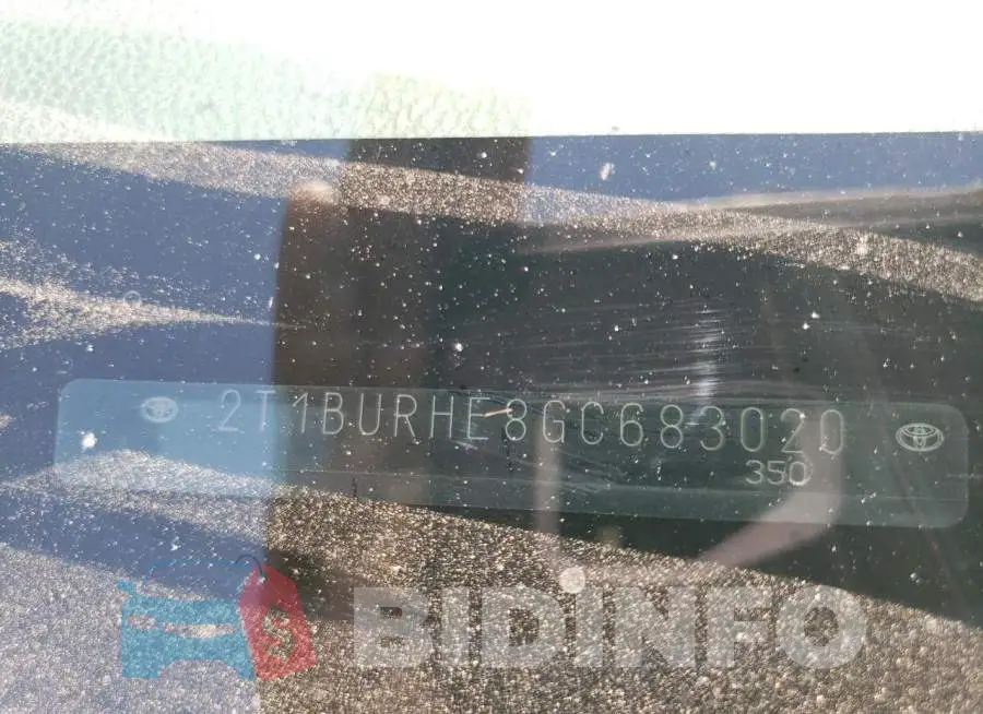 2T1BURHE8GC683020 Photo# 13