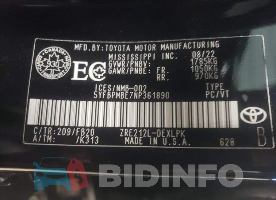 5YFBPMBE7NP361890 Photo# 13