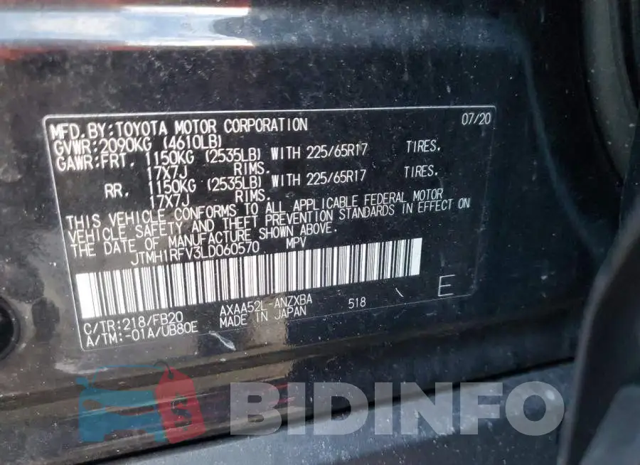 JTMH1RFV3LD060570 Photo# 12