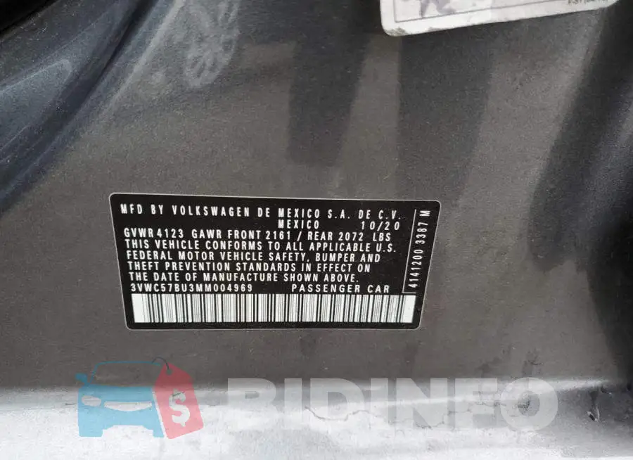 3VWC57BU3MM004969 Photo# 13