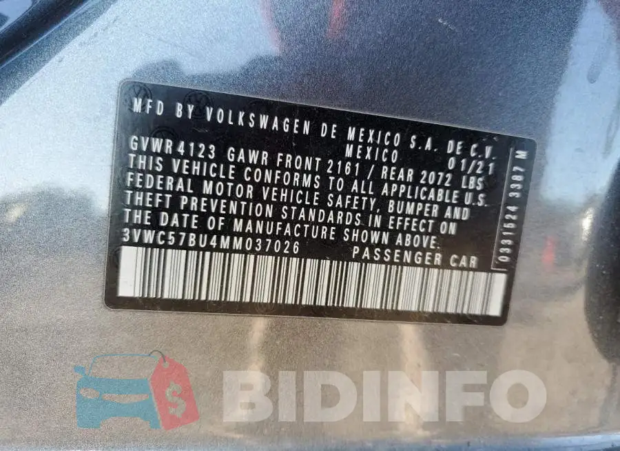 3VWC57BU4MM037026 Photo# 12