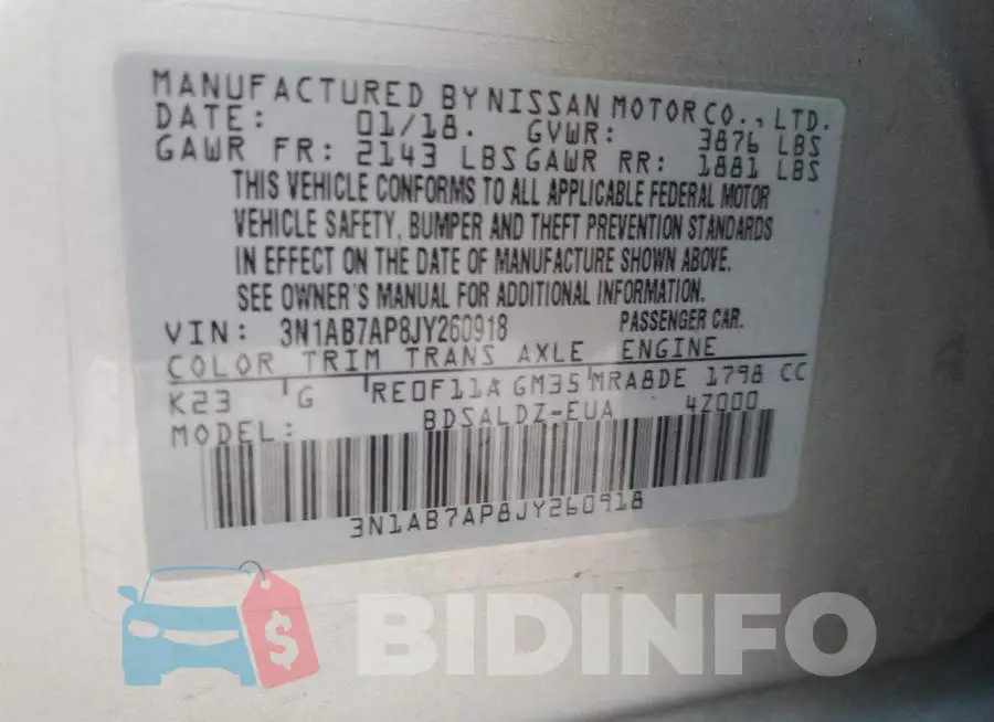 3N1AB7AP8JY260918 Photo# 12