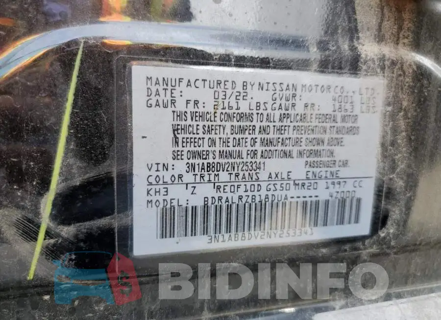3N1AB8DV2NY253341 Photo# 13