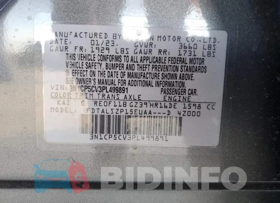 3N1CP5CV3PL499891 Photo# 12