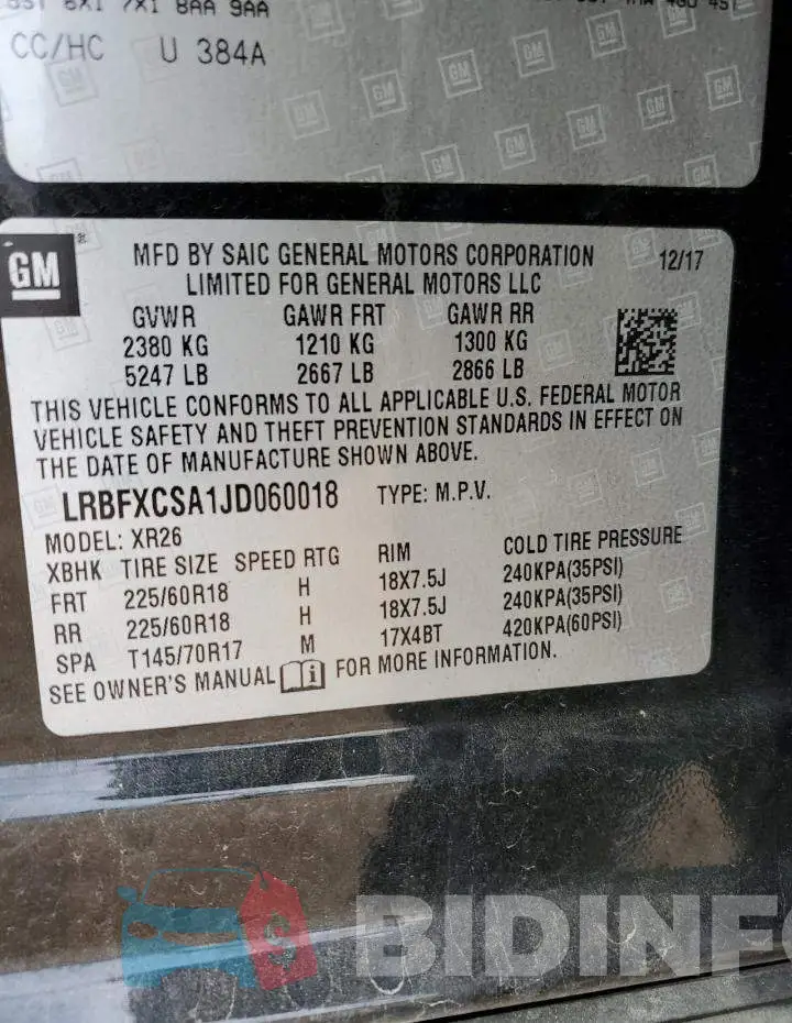 LRBFXCSA1JD060018 Photo# 12