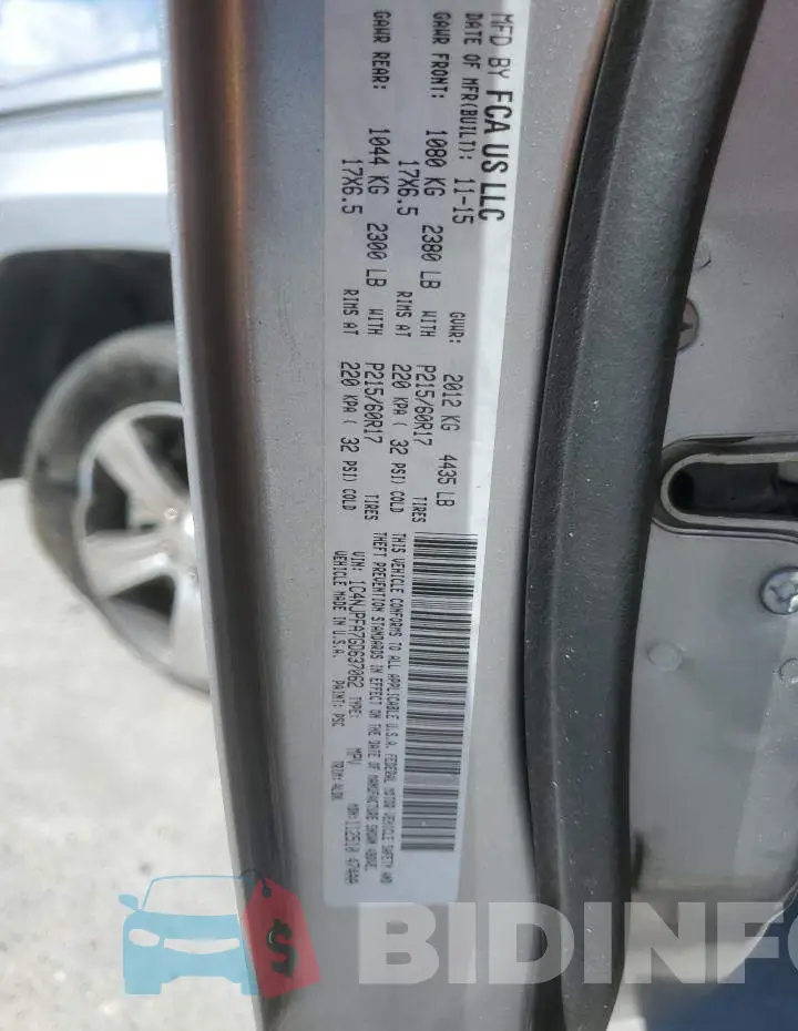 1C4NJPFA7GD637062 Photo# 13