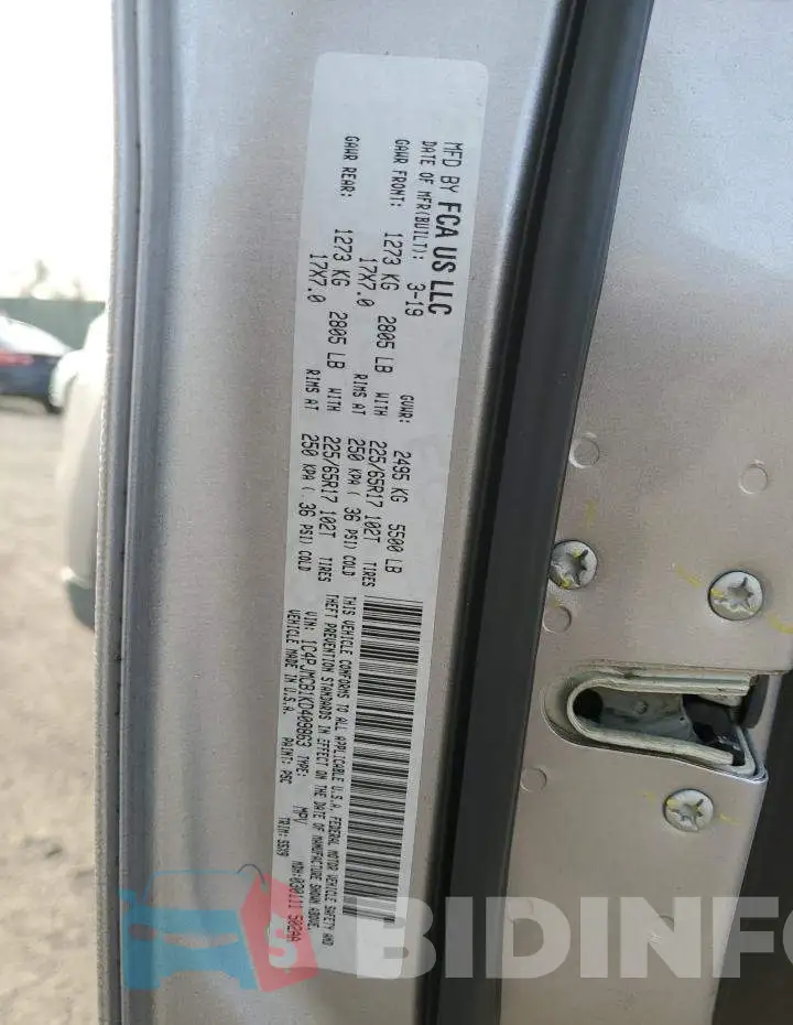 1C4PJMCB1KD409863 Photo# 14