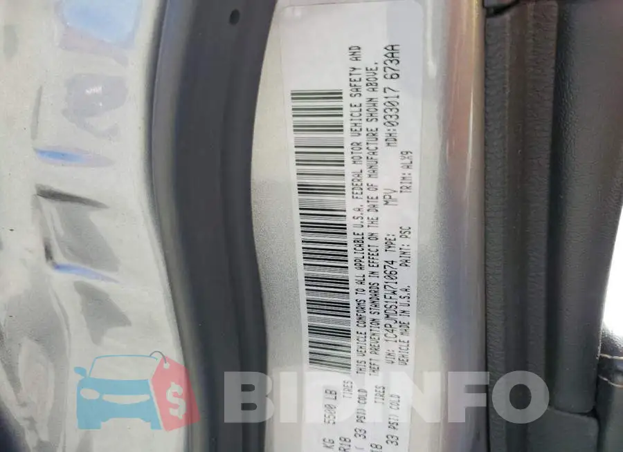 1C4PJMDS1FW710674 Photo# 12