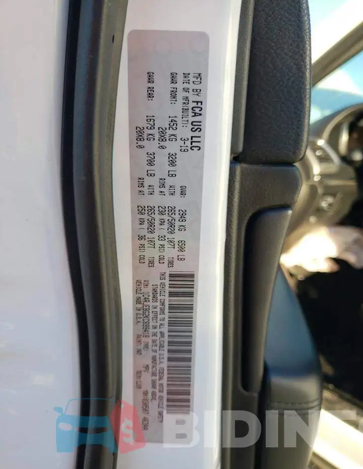 1C4RJEBG2KC699418 Photo# 14