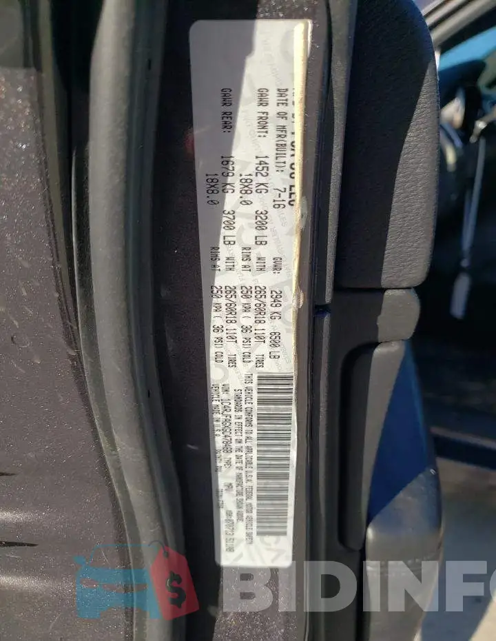 1C4RJFAGXGC478468 Photo# 12