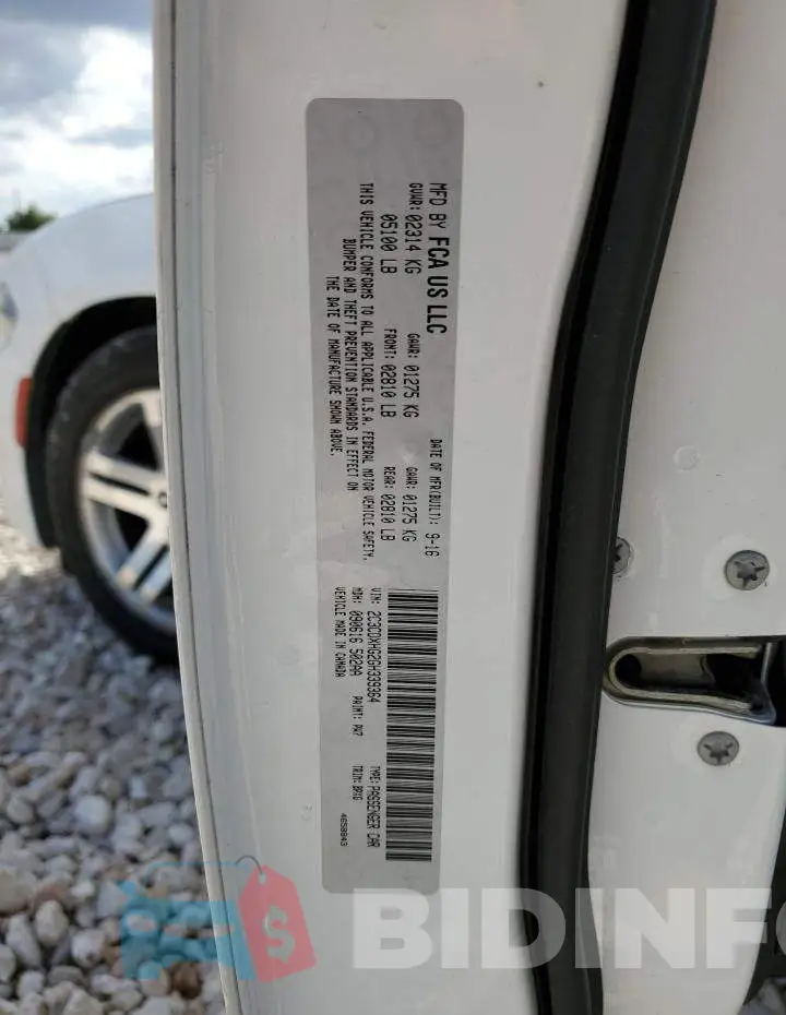 2C3CDXHG2GH339364 Photo# 12