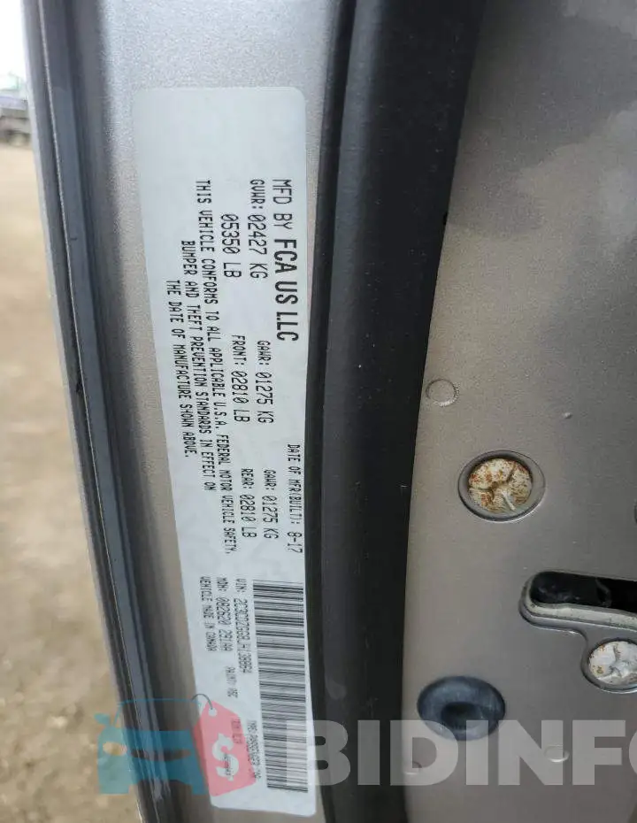2C3CDZGG8JH138864 Photo# 12