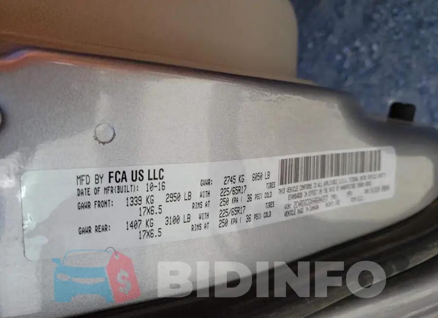 2C4RDGCGXHR604377 Photo# 14