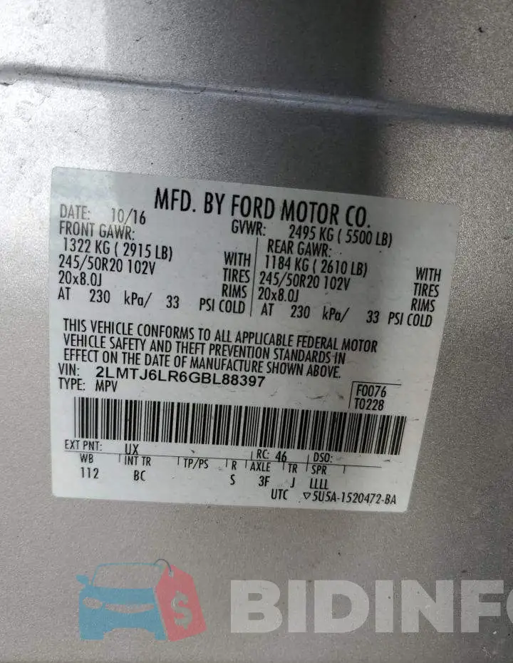 2LMTJ6LR6GBL88397 Photo# 13