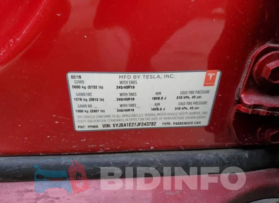 5YJSA1E27JF243782 Photo# 12
