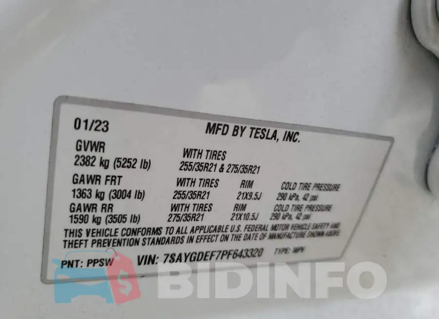 7SAYGDEF7PF643320 Photo# 12