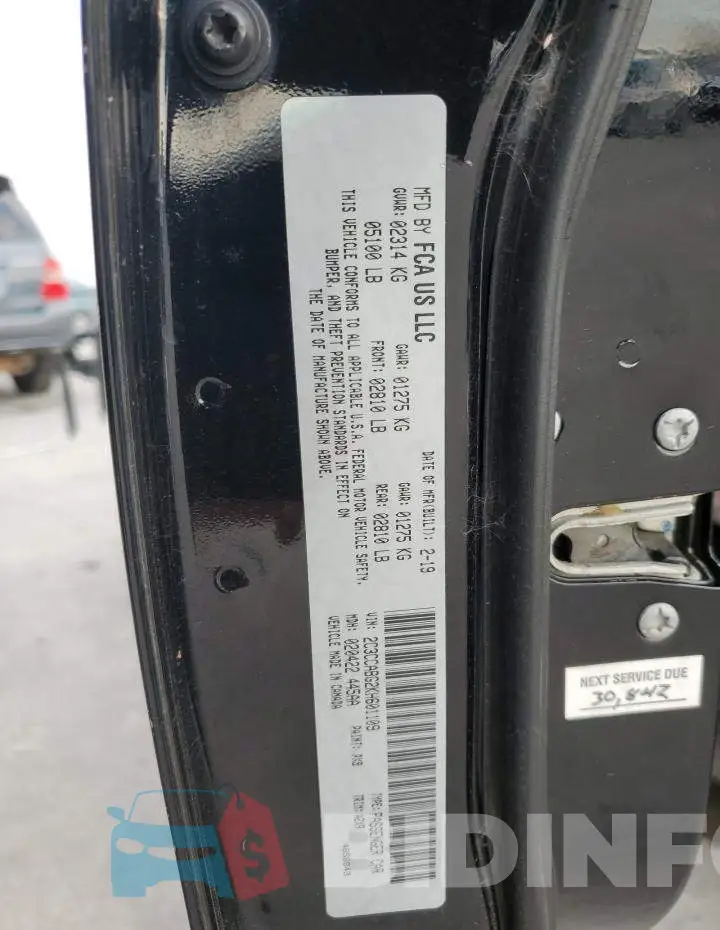 2C3CCABG2KH601109 Photo# 12