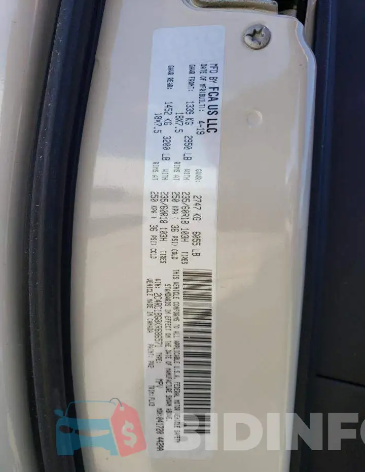 2C4RC1BG8KR686571 Photo# 13