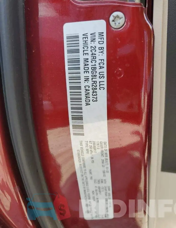 2C4RC1BG8LR284373 Photo# 13