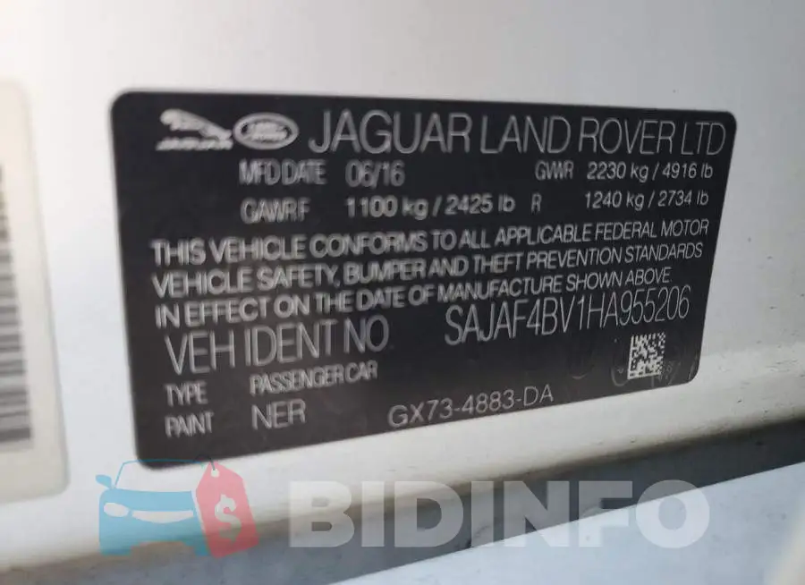 SAJAF4BV1HA955206 Photo# 13