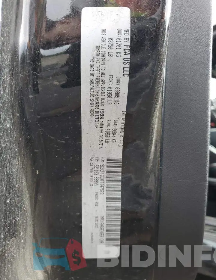3C3CFFGEXFT647523 Photo# 12