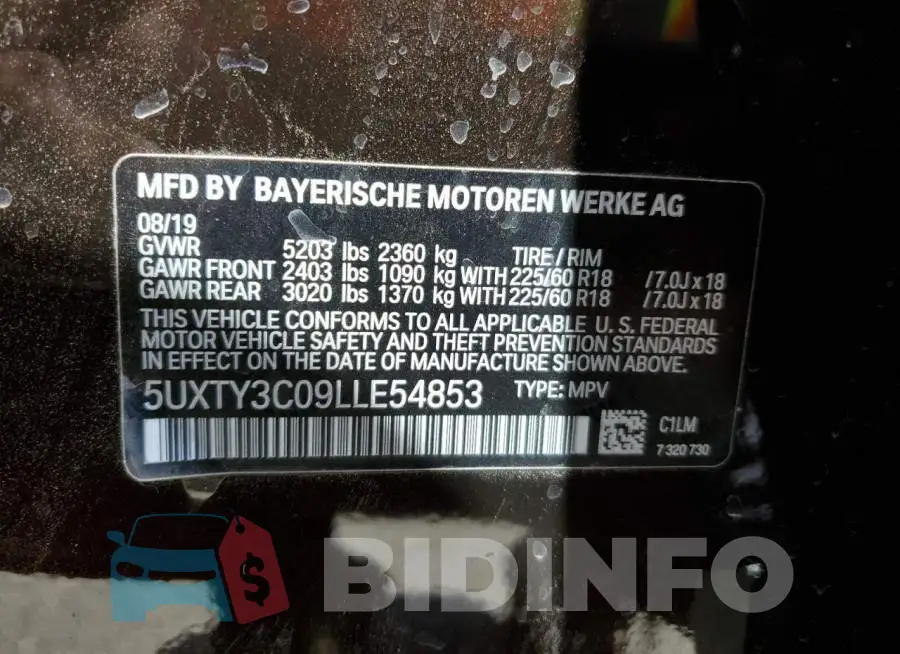 5UXTY3C09LLE54853 Photo# 13