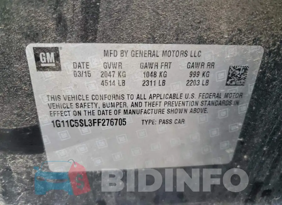 1G11C5SL3FF276705 Photo# 12