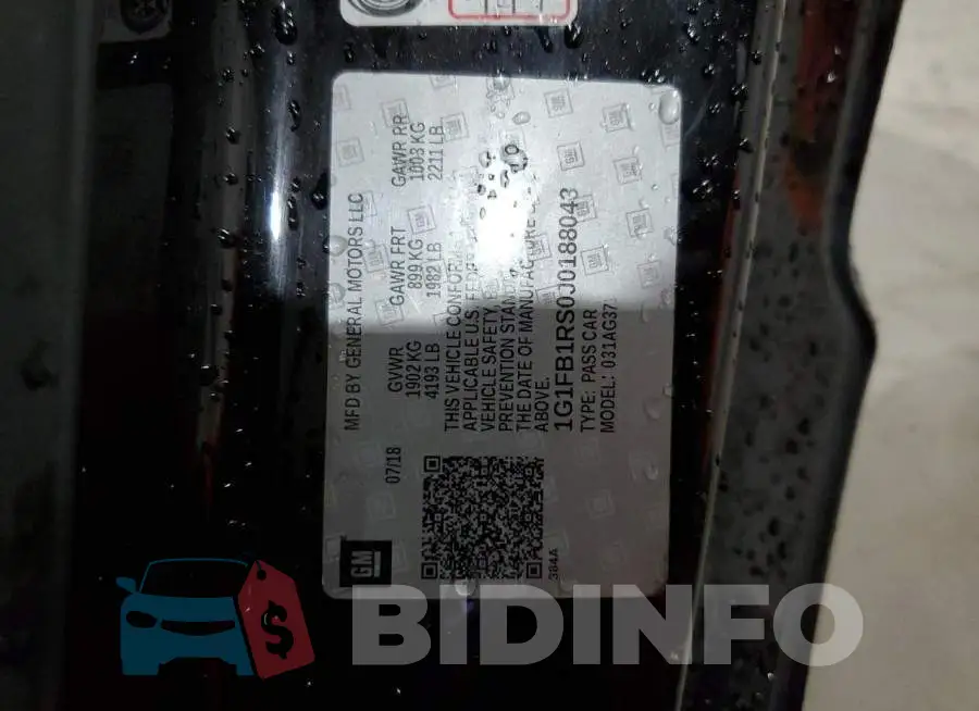 1G1FB1RS0J0188043 Photo# 12