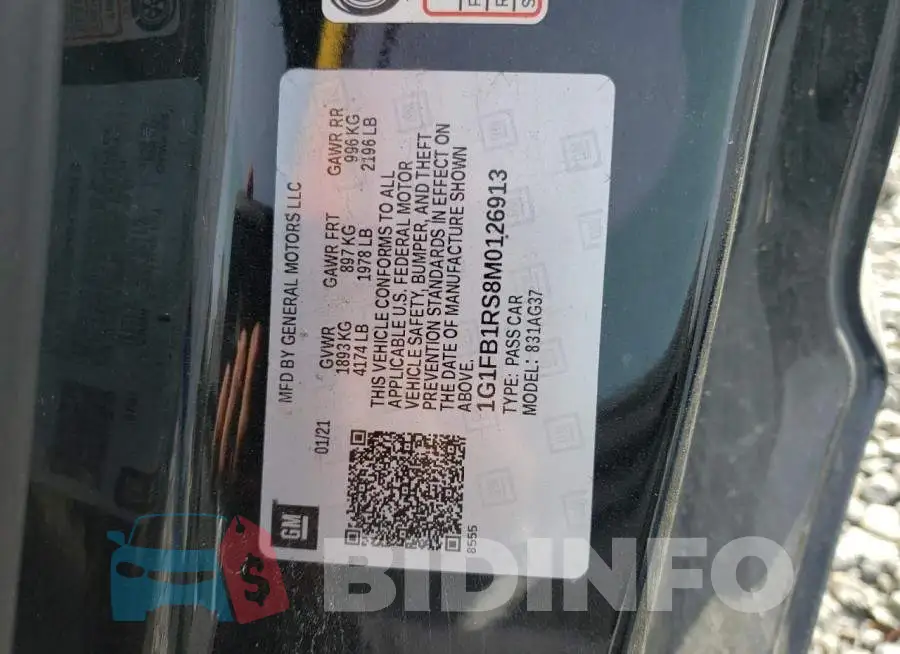 1G1FB1RS8M0126913 Photo# 12