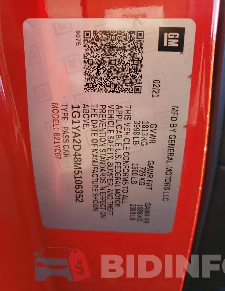 1G1YA2D48M5106352 Photo# 12